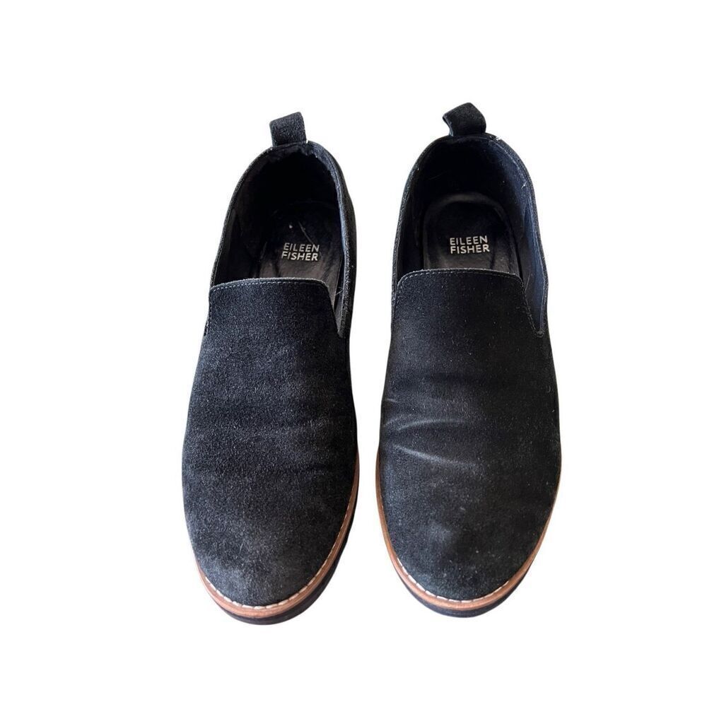Eileen Fisher Ella Suede Loafer sz 8.5